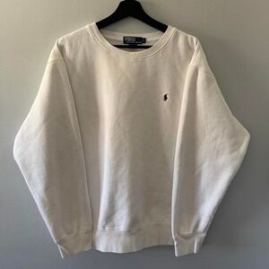 Ralph Lauren vintage polo white sweatshirt Size L